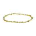 Bracelet d'Opale Jaune à facettes 3mm | Bijoux Elégants