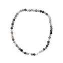 3mm Faceted Tourmaline Quartz Bracelet | Natural and Energetic Jewelry