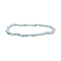 Pulseira Larimar Facetada 3mm: Elegância e Energia Natural