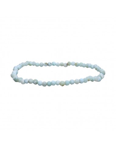 Bracciale sfaccettato di Larimar 3mm