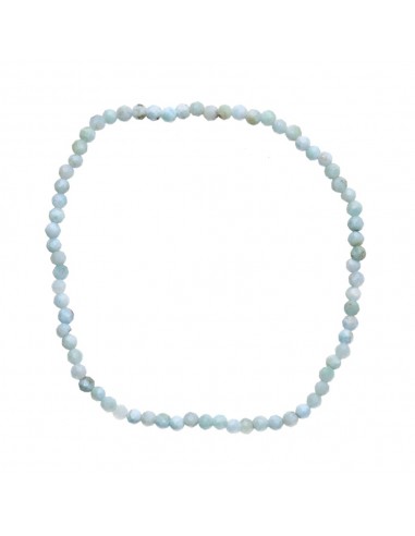 Bracciale sfaccettato di Larimar 3mm