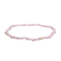 Bracciale Kunzite Faccettata 3mm: Eleganza e Energia Naturale