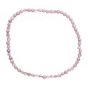 Bracelet de Kunzite à facettes 3mm : Elégance et énergie naturelle