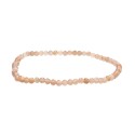 Pulsera Piedra Luna Adularia Rosa 3mm: Elegancia y Energía Natural