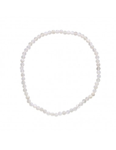 Pulsera Facetada de Piedra Luna...