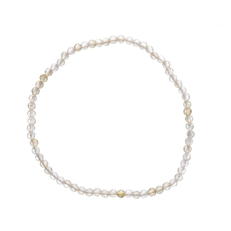 Bracciale Citrino Facetato 3mm: Eleganza e Energia Naturale