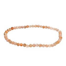 Bracciale Facetato in Pietra Sole 4mm