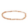 Bracelet de pierres de soleil à facettes 4mm