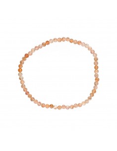 Faceted Sunstone Bracelet 4mm 2