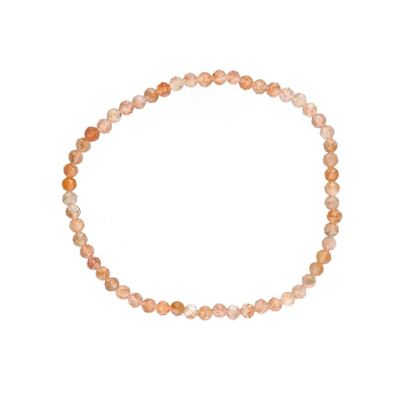 Bracciale Facetato in Pietra Sole 4mm
