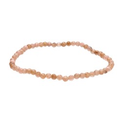 Bracciale Faccettato in Rodocrosite 3mm
