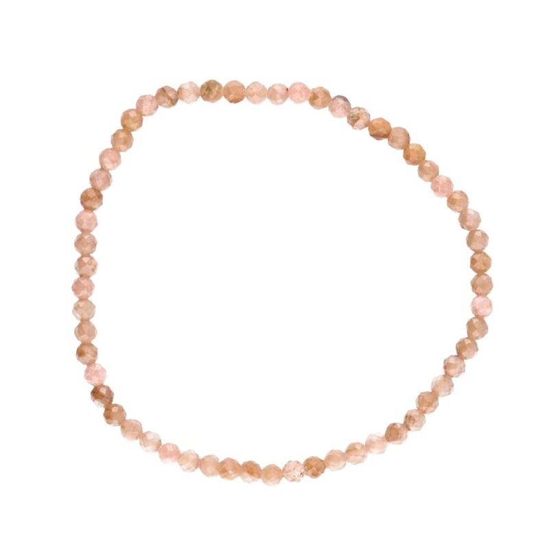 Bracciale Faccettato in Rodocrosite 3mm
