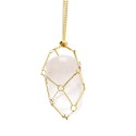 Adjustable Bronze Mineral Holder Cage with Chain