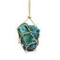 Adjustable Bronze Mineral Holder Cage with Chain