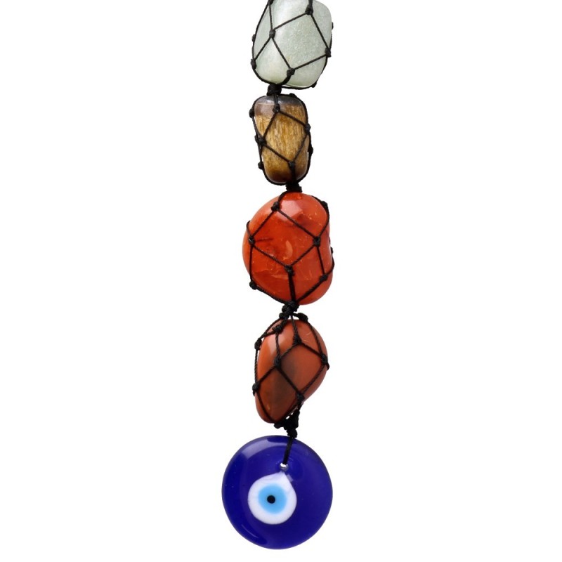Accessorio Specchietto con Occhio Turco e Chakra Auto
