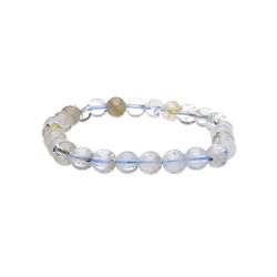 Bracciale in Topazio Blu 8mm