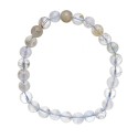 Pulsera Topacio Azul 8mm: Elegancia y Energía Natural