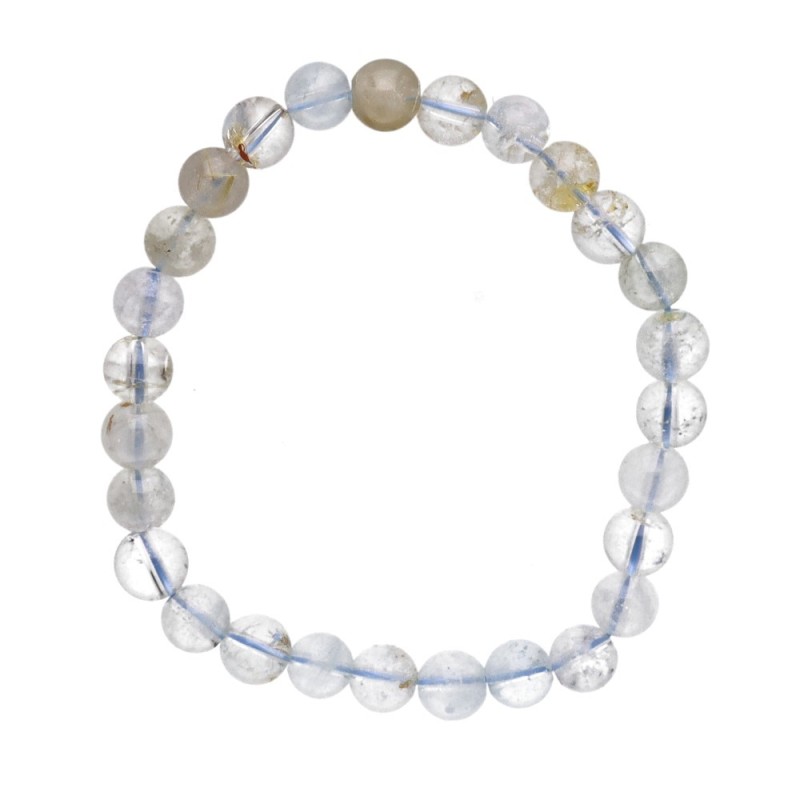 Bracciale Topazio Blu 8mm: Eleganza e Energia Naturale