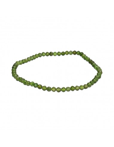 Bracciale in diopsido sfaccettato da 3mm