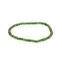 Bracelet dioptase chromé 3mm : Elégance et énergie naturelle