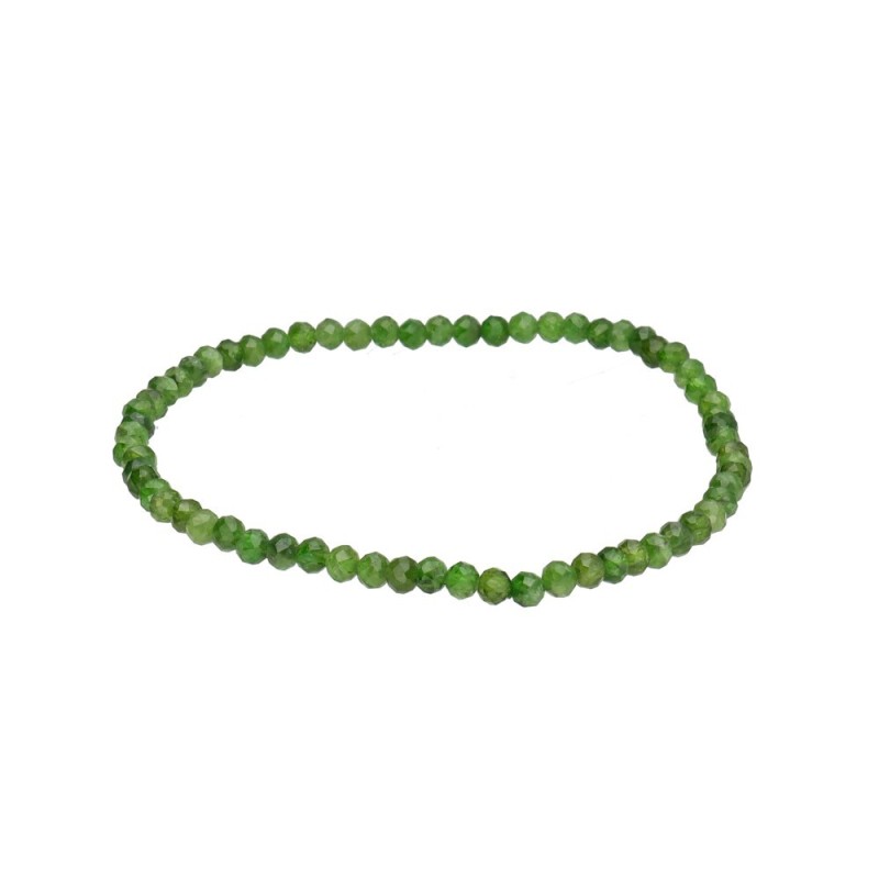 Bracciale Dioptasi Cromato 3mm: Eleganza e Energia Naturale
