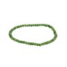 Pulsera Facetada de Diópsido Cromada 3mm