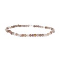 Bracelet d'Agate du Botswana 3mm : Elégant et Naturel
