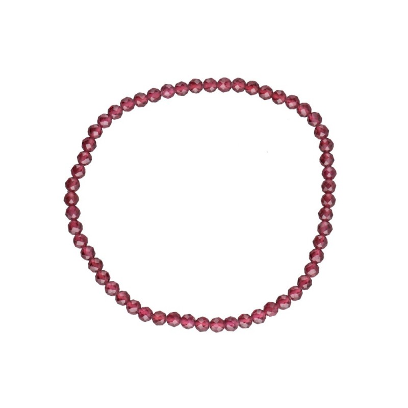 Bracciale Granato 3mm Facettato: Eleganza e Energia Naturale