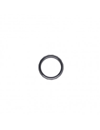 Anello in ematite sfaccettata da 6 mm.