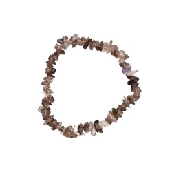 Bracciale Chip Piccolo di Quarzo Fumè