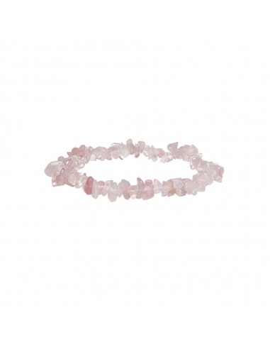 Pulsera Chip Piccola di Quarzo Rosa