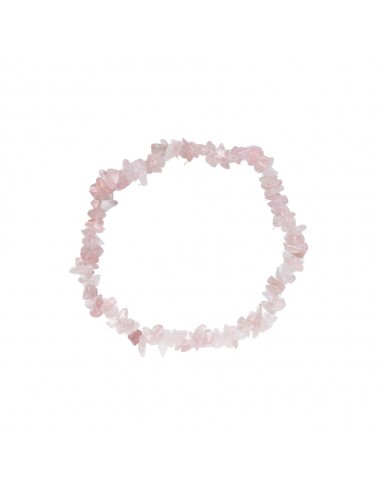Pulsera Chip Piccola di Quarzo Rosa