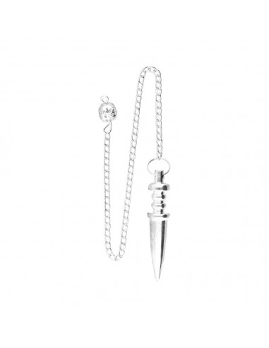 Pendolo con punta in bagno d'argento...