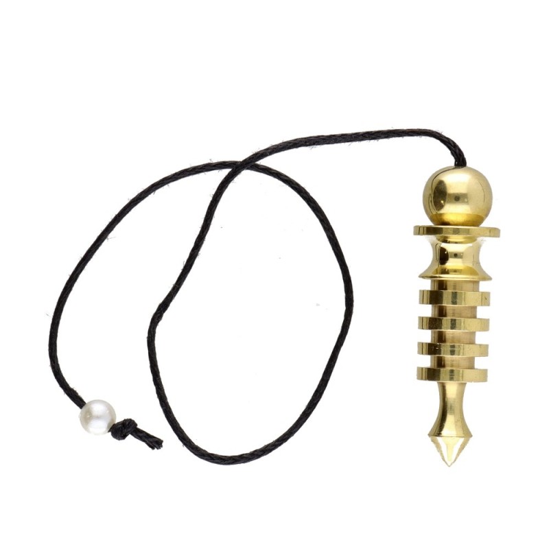 Pendolo Isis 4 Batterie con Fiore della Vita in Bronzo (PEND101)