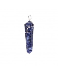 Pendentif en sodalite...