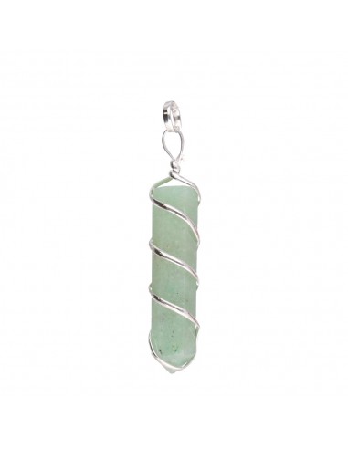 Pendente con Punta di Quarzo Verde...