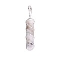 Silver Spiral Moonstone Pendant: Elegance and Feminine Energy