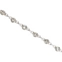 Green Amethyst Bracelet in 925 Sterling Silver