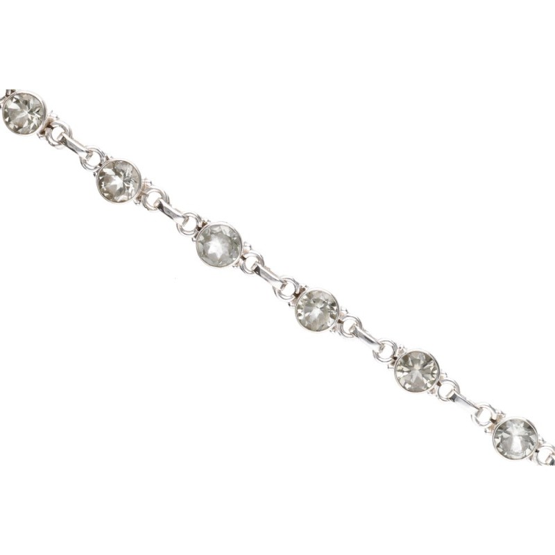 Bracciale in Amatista Verde in Argento Sterling 925