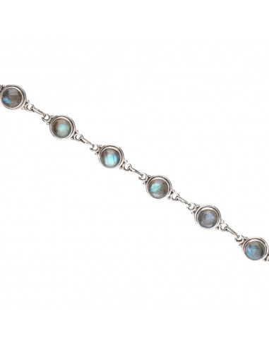 Bracciale con cerchi di labradorite...