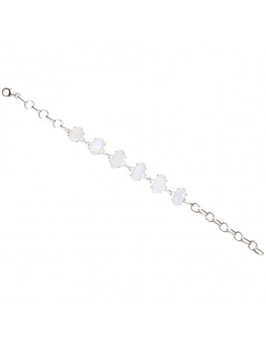 Bracelet en argent 925 pierres de...