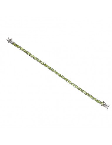 Peridot Small Ovals Bracelet in 925...