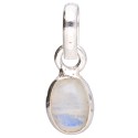 Mini Moonstone Oval Pendant Silver 925 | Delicate and Elegant