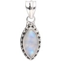 Colgante Ojo de Piedra Luna en Plata de Ley 925