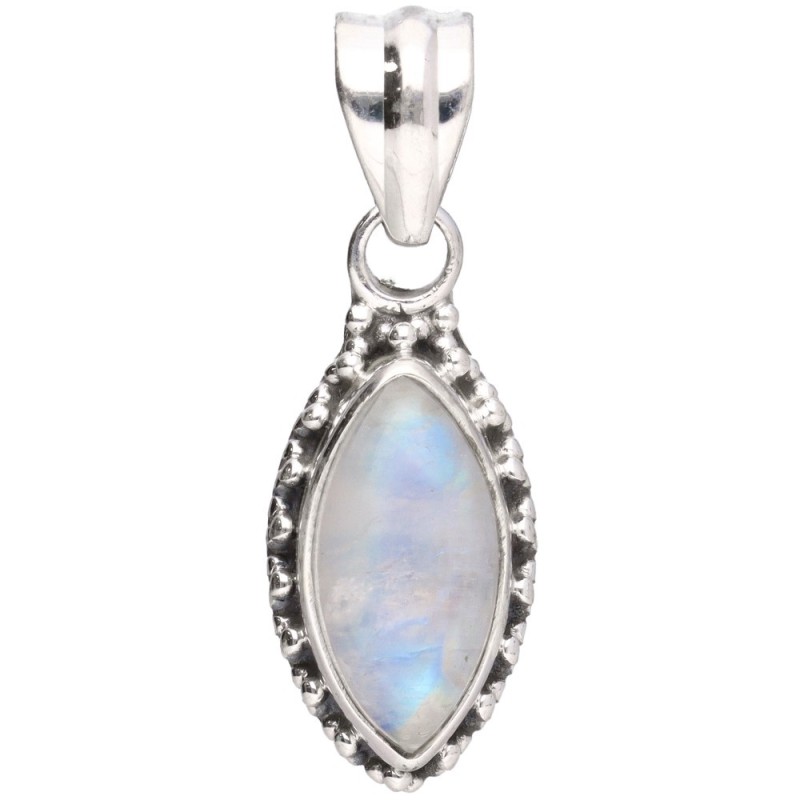 Ciondolo Occhio di Pietra Luna in Argento Sterling 925 -B
