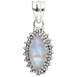 Pendente Occhio di Pietra Luna in Argento Sterling 925 -A