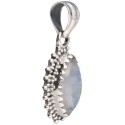 Colgante Ojo de Piedra Luna en Plata de Ley 925 -A