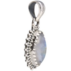 Pendente Occhio di Pietra Luna in Argento Sterling 925 -A