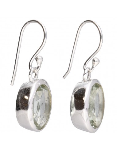 Pendientes de Amatista Verde Facetado...