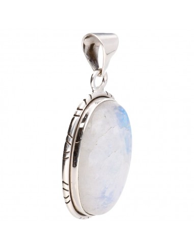 Random Oval Moonstone Pendant in 925...